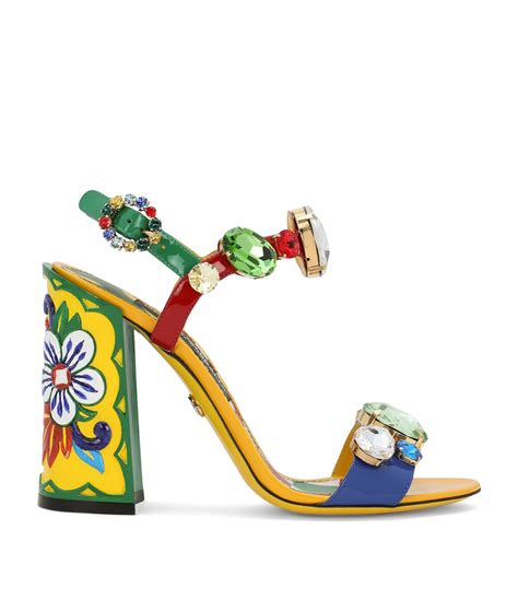 dolce gabbana grass sandals|dolce gabbana heeled sandals.